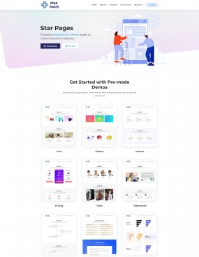 网页作品展示网站模板